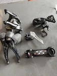Shimano Bundle Duraace ST-9000 Shifters Ultegra Brakes / 105 Derailleur Parts. Fixed Price $350.00.