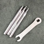 Zipp Tangente Presta Valve Extenders 65MM 3 Count Falcon Gray Aluminum Open Box. Fixed Price $9.99.