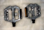 Wellgo LU-996 Pedals Silver Pair WO-LU996S K79 With Cat Eye RR-1. Fixed Price $37.15.