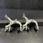 Vintage White Dia-compe Alpha 2 Brake Calipers Rim Used. Fixed Price $15.00.