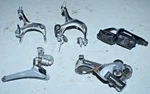 Suntour A-3040 Accushift Groupset Front Rear Derailleurs Brakes Clipless Pedals. Fixed Price $64.61.