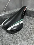 Gt Bicycle Seat Saddle Black White Green Biomorphic Design Mountain Bike Bmx. Fixed Price $29.99.