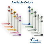 Omni Racer Worlds Lightest Race-lite Titanium Alloy Road Wheel Skewers 46G. Fixed Price $49.95.