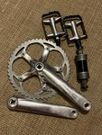 Truvativ Touro Crankset 175MM Track Bike Single Speed Fixie Fixed Gear Wellgo. Fixed Price $50.00.