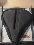 Bikeroo Large Exercise Seat Cushion Cover 10 11 1.8" Gel New Black. Fixed Price $20.00.