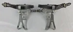 Mks Japan Esquartz 107 Vintage Road Bicycle Pedals Toe Clips Straps. Fixed Price $48.00.