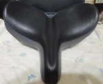 Ylg Oversized Comfortable Leather Bike Seat, Saddle, Black, New. Fixed Price $19.97.