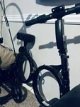 Jupiterbike Foldable Folding Black Compact Portable Urban Bicycle. Fixed Price $320.00.