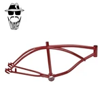 Original Lowrider 20" Schwinn Style Bicycle Frame Metallic Red Steel Cruisers. Fixed Price $129.95.