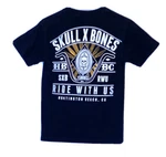 Hbbc. Small Skull X Bones Shirt Huntington Beach Bicycle Black White Yellow. Fixed Price $25.99.