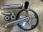 Shimano FC-7600 Track Crank And Bottom Bracket. Fixed Price $650.00.