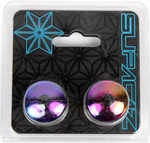Supacaz Star Plugz Oil Slick Aluminum Bicycle Handlebar Plugs Open Package. Fixed Price $11.70.