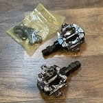 Diamondback Clipless Pedals No Cleats Preowned Flaws As Is. Fixed Price $19.99.