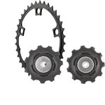 Sram 10-SPEED Alloy Chainring 34T & Sealed Bearing Rear Derailleur Pulley Set. Fixed Price $42.09.