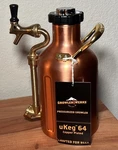 Growler Werks Ukeg - Pressurized 64 Oz Copper Plated New No Box (beer). Fixed Price $69.95.