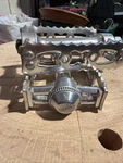 Mks PD4631 Touring Pedals - Silver. Fixed Price $25.00.