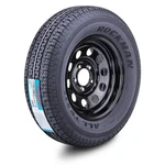 Rockman Trailer Tire Wheel ST205/75R15 10-PLY Hd 2400LBS W/5X5 Black Mod Rim. Fixed Price $169.74.