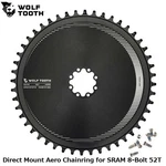 Wolf Tooth Direct Mount Aero Chainring Sram 8-BOLT 52T. Fixed Price $173.00.