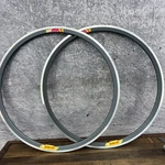 Velocity Deep 700C Rim Set 28H Aero Nos Gray Clincher Alloy Presta Pair Track. Fixed Price $99.99.