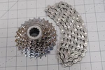 Shimano Ultegra CS-6500 Road Bike Cassette 12-27T W/chain. Fixed Price $39.99.