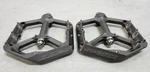 Spank Oozy Reboot Platform Pedals, Gunmetal Grey, 9/16". Fixed Price $100.00.