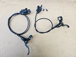 Shimano Hydraulic Disc Brakes Calipers BR-M395 + Levers BL-M425 *working Well*. Fixed Price $85.00.