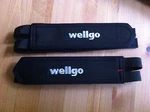 Bicycle Black Toe Clip Double Straps Wellgo Mountain Road Bikes. Fixed Price $18.99.