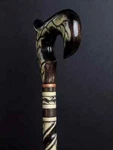 Walking Stick Carved Crane Artisan Cane Wooden Handmade Exclusive Victorian. Fixed Price $112.31.