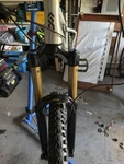 Fox 38 Factory, 180MM 27.5 Fork. Fixed Price $750.00.