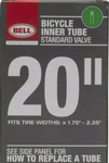 Bell Bicycle 20" Standard Inner Tube Fits Tire Widths 1.75" - 2.25". Fixed Price $7.99.