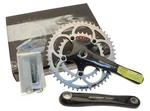 Campagnolo Record Carbon Compact Crankset 10S 50/34 172.5MM Square Taper Nos New. Fixed Price $389.99.