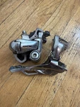 Shimano 105 RD-5600 And FD-5603 Short Cage Rear Derailleur Front Triple. Fixed Price $45.00.