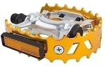 Black Ops 747 Bear Trap Pedals, 9/16" Size, Forged Alloy Cage, Gold. Fixed Price $31.00.