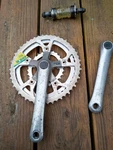 Shimano Mountain Lx FC-M452 170MM 50/44/28 Crankset W/oem Hatta Bottom Bracket. Fixed Price $135.00.