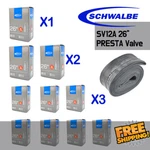 Schwalbe SV12A 26"X1.0-1.5MM 25/40-559 Presta Mtb Inner Tube. Fixed Price $23.90.
