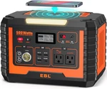 Ebl Portable Power Station 500, 519.4WH Outdoor Solar Generator With 110V/500W. Fixed Price $517.88.
