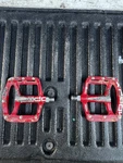 Xpedo MX12AMC Red Aluminum Flat Platform Pedals Pair Mountain Bike. Fixed Price $50.00.