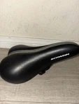 Schwinn Bicycle Viscount M SVT-7 Black/-w-gray Stripe Saddle Seat. Fixed Price $16.99.