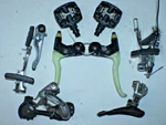 Shimano Mtb Groupset V-brakes Levers Front Rear Derailleurs Spd Clipless Pedals. Fixed Price $117.54.