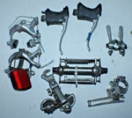 Shimano Dia-compe Msg Groupset Shifters Front Rear Deraileurs Calipers Pedals :). Fixed Price $71.61.