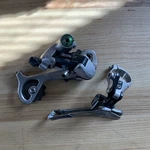 Vintage Shimano Deore Xt Mtb M735 Derailleur Set Long Cage Bottom Pull. Fixed Price $90.00.