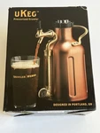 Growler Werks Ukeg Pressurized 64 Oz (copper) Beer - New Open Bx. Fixed Price $54.95.