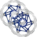 Pack Of 2 Hope Floating Disc Brake Rotors, 180MM, 6-BOLT, Blue. Fixed Price $168.94.