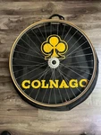 Vintage Campagnolo Record Road Bike Wheels Hubs Rims Bicycle Nos Tubular Tires. Fixed Price $1000.00.