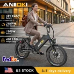 2026 Aniioki 20" 48V 60AH Electric Bike Fat Tire 1200W Us 200+ Miles. Fixed Price $999.00.
