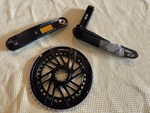 Sram Force E1 Axs Powermeter Crankset Black 172.5MM 48/35T 2X Chainring Quarq. Fixed Price $700.00.