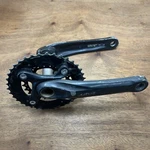 Shimano Deore FC-M615 175MM 38/24 10 Speed Black Mountain Bike Double Crankset. Fixed Price $47.99.