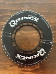 Rotor Q 50/34T 110BCD Aluminum Black Road Bike Chainring Set. Fixed Price $65.00.