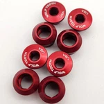 Wolf Tooth 1X Chainring Bolt Set Red 6MM Dual Hex Fittings - Four (4) Opened. Fixed Price $22.90.
