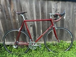 Handmade Steve Rex Fillet Steel 59CM Road Bike, Campagnolo 22, Nitto, Mavic. Fixed Price $1950.00.